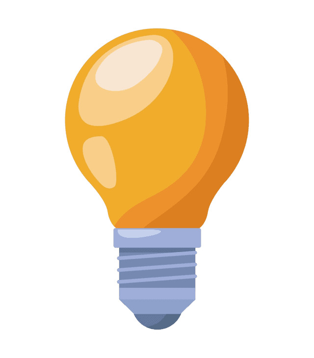 A lightened Bulb.